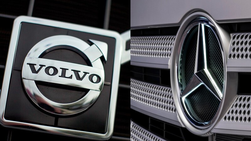 ¿Con qué fin se asociaron Volvo y Daimler?