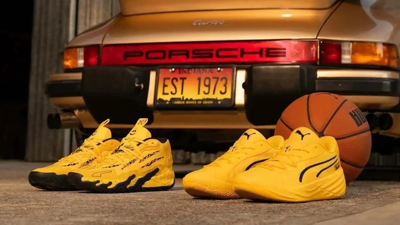 Mira los detalles de las zapatillas de básquetbol creadas por Porsche y Puma