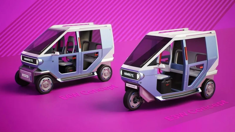 Hyundai reimagina al clásico tuk-tuk de la India y podrían producirlo a nivel global