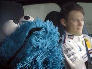 Marco Wittman y Cookie Monster en el BMW Serie 1