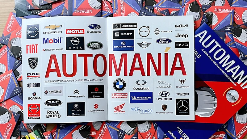 Automanía, primer álbum de vehículos impreso y digital