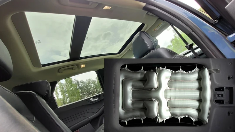 Aparece el diseño del primer airbag para sunroof