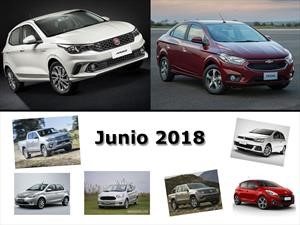 Los 10 autos más vendidos en Argentina en junio de 2018