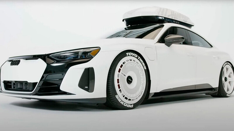 Ken Block usará un espectacular Audi RS e-tron GT modificado como auto de diario