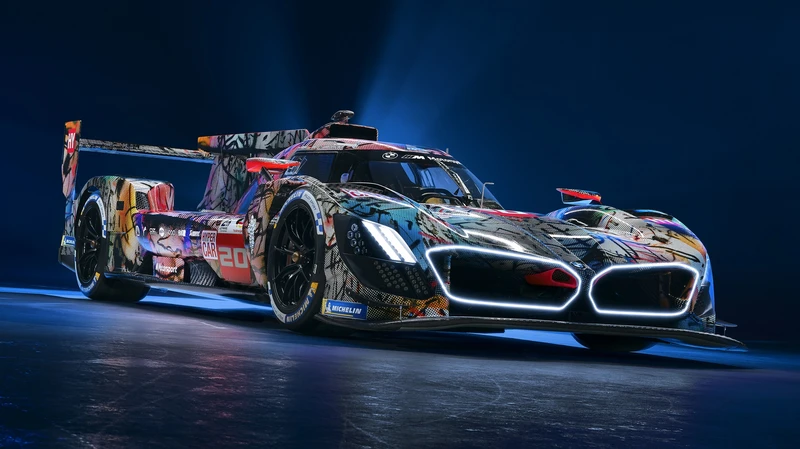 Así luce el nuevo BMW Art Car que competirá en las 24 Horas de Le Mans