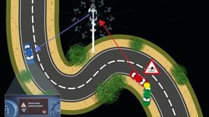 Gracias a la tecnología es posible que los autos avisen a otros sobre un accidente en el camino