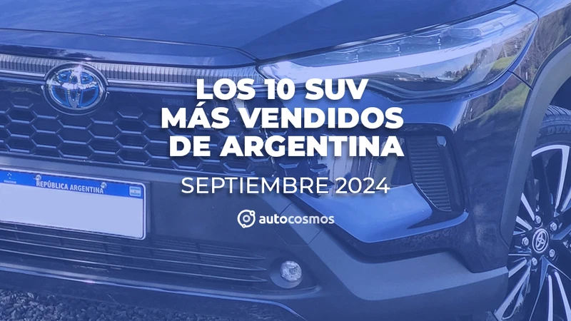 Los SUV más vendidos de Argentina en septiembre de 2024