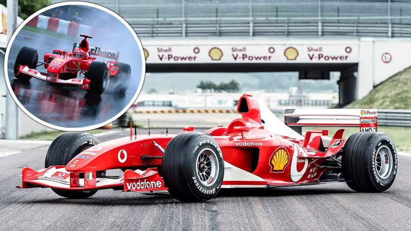 Un nuevo monoplaza campeón de Schumacher será subastado
