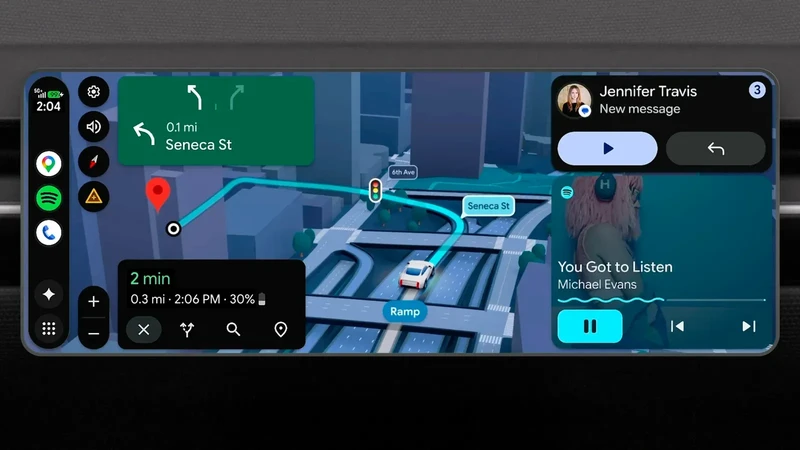 Google revela los detalles de su Android Auto totalmente nuevo