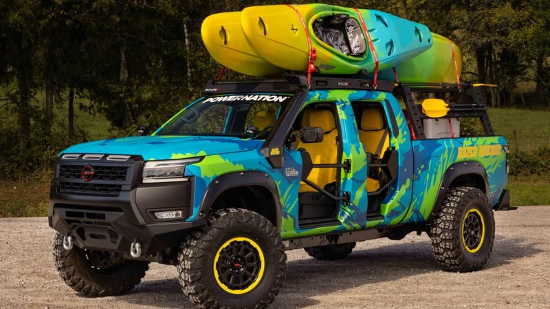 Nissan Frontier Rapid Runner, la camioneta ideal para los amantes del kayak extremo