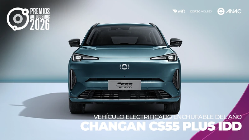 Premios Autocosmos 2026: el Changan CS55 Plus IDD es el Vehículo Electrificado Enchufable del Año