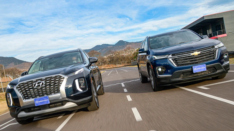 Hyundai Palisade 2022 VS Chevrolet Traverse 2022 ¿Cuál camioneta es la mejor compra?