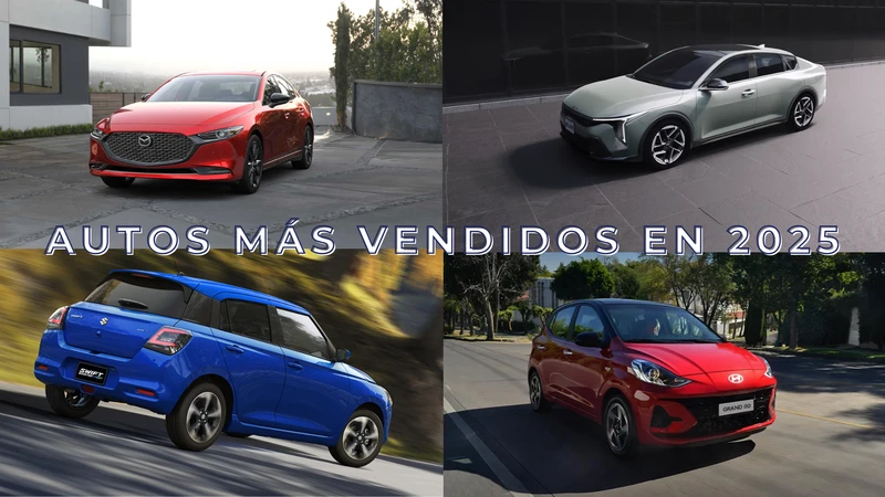 Los autos más vendidos en México durante 2025