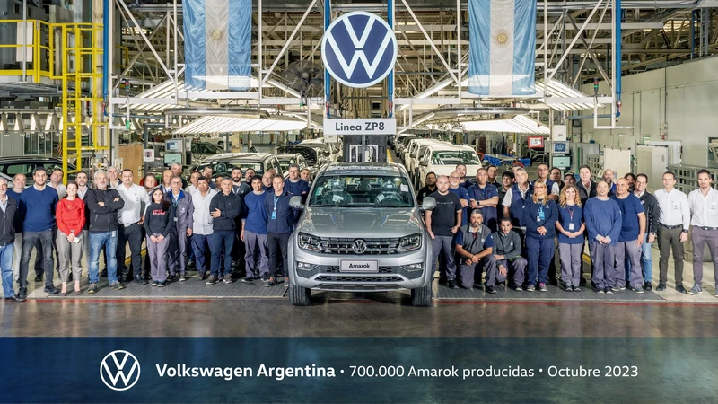 VW Amarok hecha en Argentina llegó a las 700.000 unidades producidas