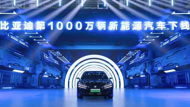 BYD celebra su 30º aniversario al fabricar la unidad 10 millones de sus vehículos de nuevas energías