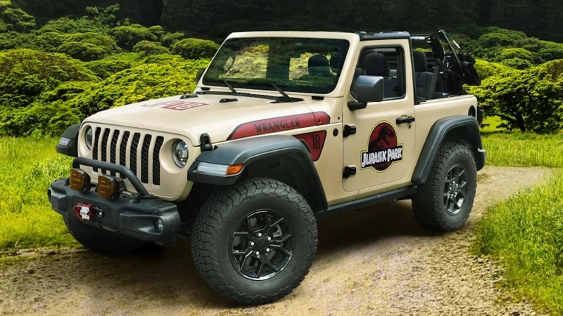 Jurassic Park celebra 30 años con un kit gráfico especial para el Jeep Wrangler