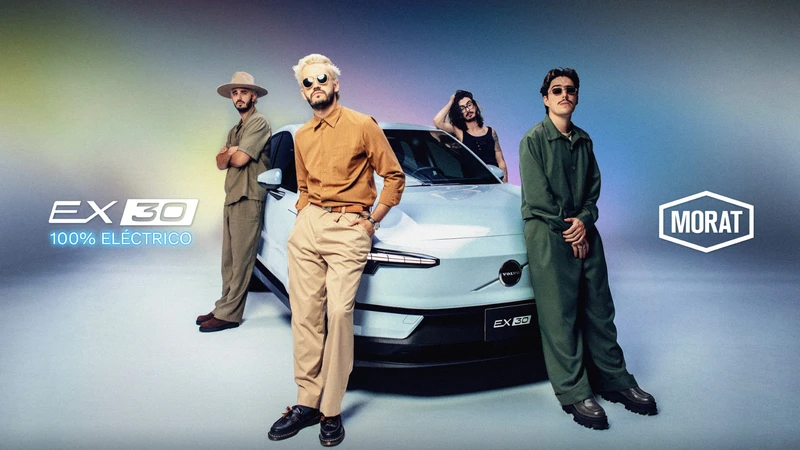 Volvo Cars y Morat forman alianza que integra música, lujo y sostenibilidad