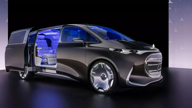 Mercedes-Benz Vision V Concept, una super lujosa minivan que haría sonrojar a cualquier Maybach