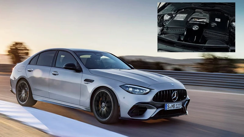 Instalan un motor V8 en el nuevo Mercedes-AMG C63 y los fanáticos enloquecen