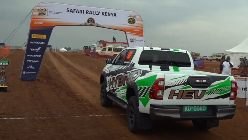 Toyota Hilux híbrida se desarrolla en el Mundial de Rally