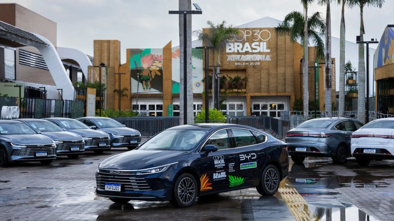 BYD equipó con 130 vehículos a la COP30 de Brasil