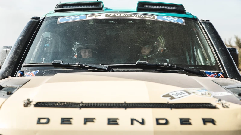 Land Rover Defender en el Desafío Ruta 40