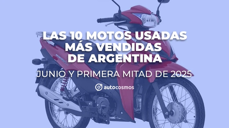 Las motos usadas más vendidas de Argentina en junio y el primer semestre de 2025