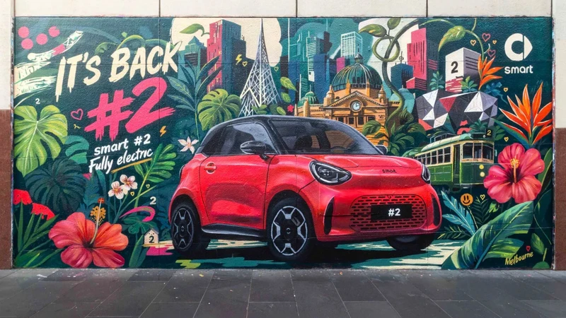 Smart #2 revela su diseño de la mano de artistas globales