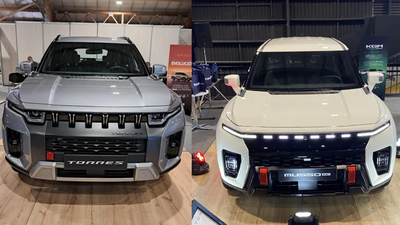 KGM lanza en Colombia los nuevos Musso EV, Torres Hybrid y Torres EVX: precios y características