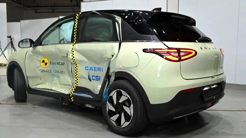 Geely EX2 obtiene cinco estrellas en las pruebas Euro NCAP 2026