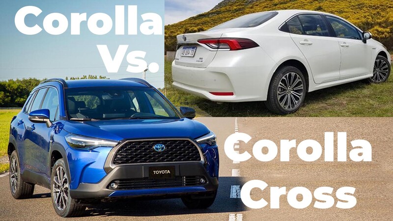 Precios Toyota Corolla Cross Vs Corolla sedán