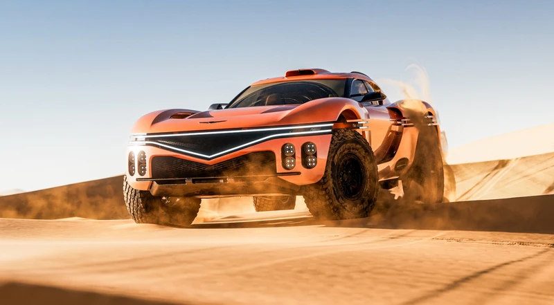 Video: Genesis X Skorpio, el brutal prototipo off-road de lujo con motor V8 de 1.100 hp