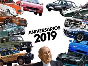 Aniversarios del mundo motor en 2019
