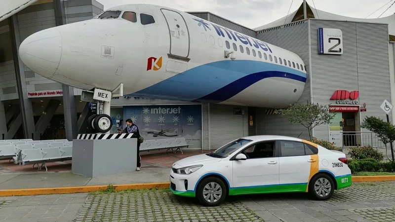 Esta es la nueva tecnología que usarán los taxis del Aeropuerto Internacional de la Ciudad de México