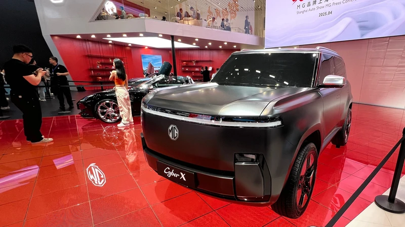 Shanghai 2025: el MG Cyber X nos muestra las ambiciones de la marca