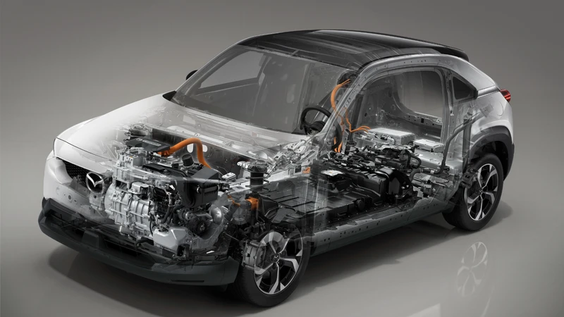 Mazda MX-30 e-SKYACTIV R-EV, resucita el motor rotativo para alimentar un auto eléctrico