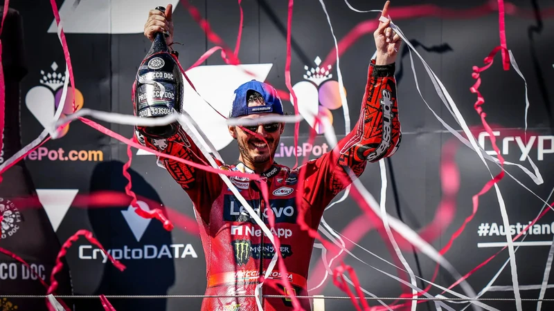 MotoGP: Bagnaia suma en Austria su quinta victoria del año
