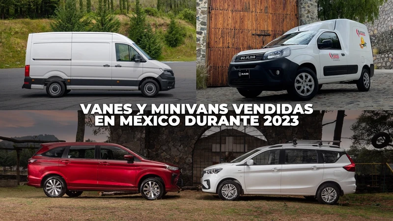 Estas son las vanes y minivans vendidas en México durante 2023