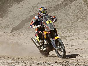 Dakar: Marc Coma lidera prueba con su motocicleta KTM