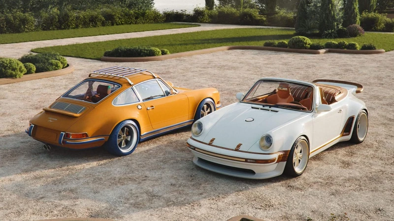 Louis Vuitton y Singer reinventan dos Porsche 911 para celebrar "el arte de viajar"