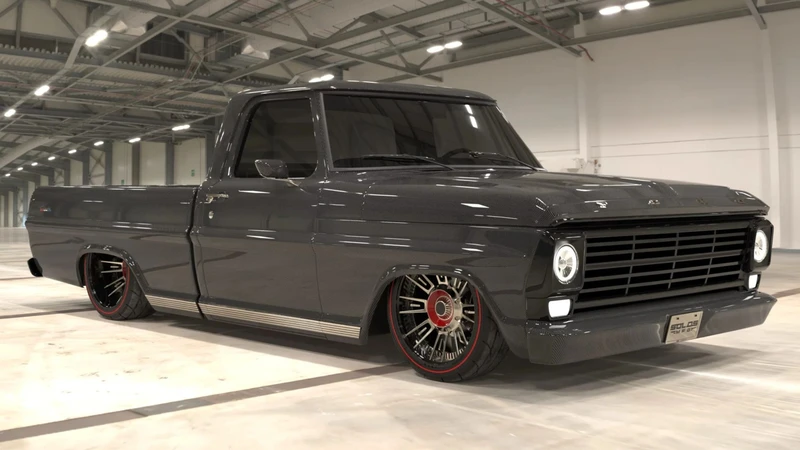 SEMA Show 2024: Solomon Lunger Custom 1969 F-100 “Clyde”, una pickup clásica con 900 hp