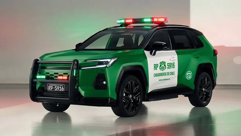 Carabineros de Chile también sumará al Toyota RAV4 a su flota de radiopatrullas