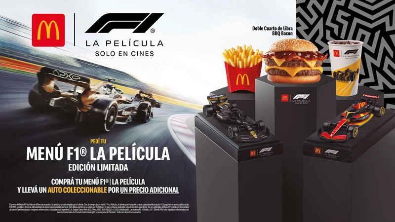 McDonald’s tiene el menú ideal para los fanáticos de la F1