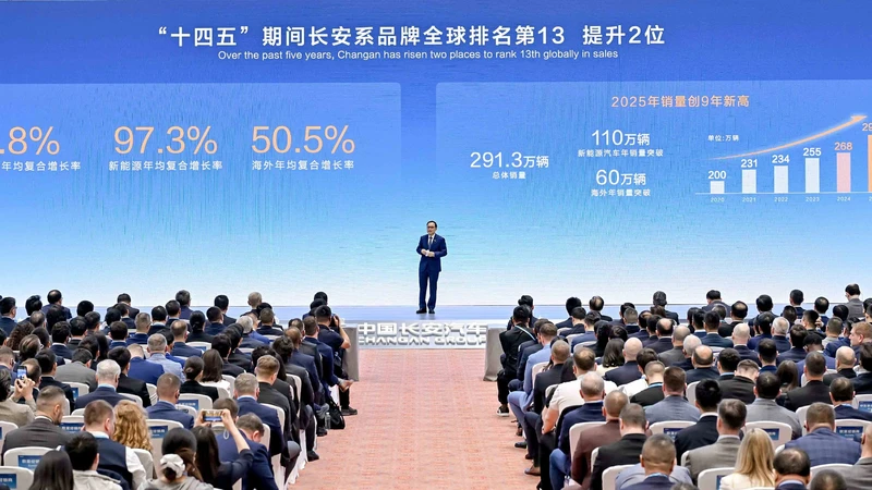 Changan busca entrar al Top 10 automotriz global en 2030 con estrategia eléctrica e internacional