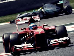 F1 GP de España, ganaron Alonso y Ferrari 