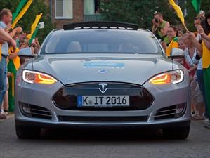 Michelin da la vuelta al mundo en competencia eléctrica con Tesla Model S