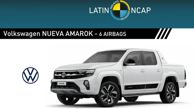 La nueva Volkswagen Amarok pasa por las pruebas de Latin NCAP