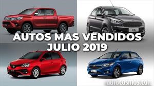 Los 10 autos más vendidos en Argentina en julio de 2019