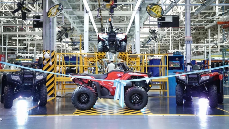 Honda empezó a producir cuatriciclos en Argentina