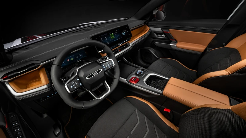 Jeep reveló el nuevo interior del Compass 4XE